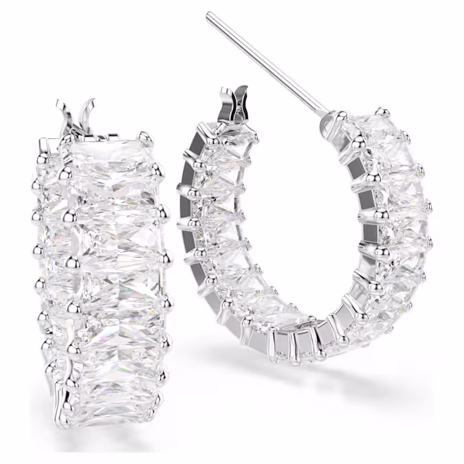 Matrix hoop earrings